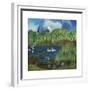 Wimbledon Park Lake, 2013-Lisa Graa Jensen-Framed Giclee Print