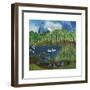 Wimbledon Park Lake, 2013-Lisa Graa Jensen-Framed Art Print