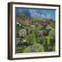 Wimbledon Park Tube-Lisa Graa Jensen-Framed Giclee Print