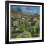 Wimbledon Park Tube-Lisa Graa Jensen-Framed Giclee Print