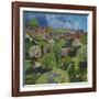 Wimbledon Park Tube-Lisa Graa Jensen-Framed Giclee Print