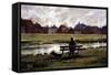 Wimbledon Pond, 2010-Cruz Jurado Traverso-Framed Stretched Canvas