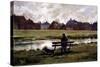 Wimbledon Pond, 2010-Cruz Jurado Traverso-Stretched Canvas