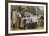 Wimbledon Tennis Party-Edward Brewtnall-Framed Giclee Print