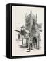 Wimborne: the Ivy Tower-null-Framed Stretched Canvas