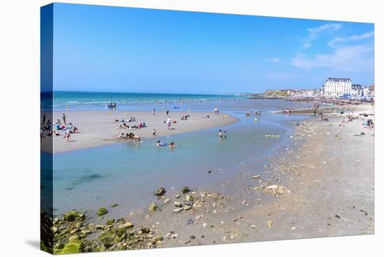 Wimereux Beach, Cote D'Opale, Region Nord-Pas De Calais, France, Europe-Gabrielle and Michel Therin-Weise-Stretched Canvas
