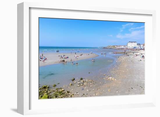 Wimereux Beach, Cote D'Opale, Region Nord-Pas De Calais, France, Europe-Gabrielle and Michel Therin-Weise-Framed Photographic Print