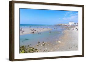 Wimereux Beach, Cote D'Opale, Region Nord-Pas De Calais, France, Europe-Gabrielle and Michel Therin-Weise-Framed Photographic Print