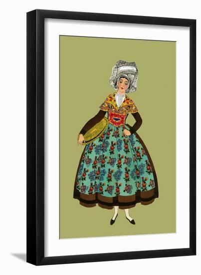 Wimpled Woman from Poitiers-Elizabeth Whitney Moffat-Framed Art Print