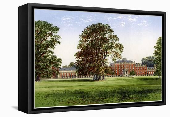 Wimpole Hall, Cambridgeshire, Home of the Earl of Hardwicke, C1880-Benjamin Fawcett-Framed Stretched Canvas