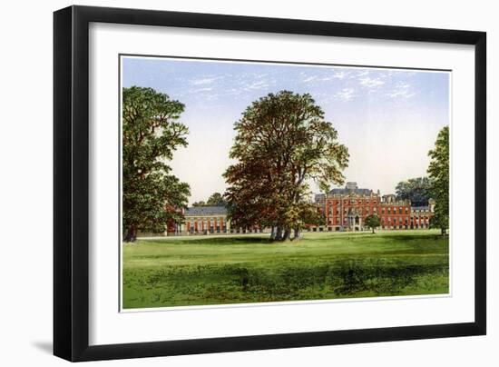 Wimpole Hall, Cambridgeshire, Home of the Earl of Hardwicke, C1880-Benjamin Fawcett-Framed Giclee Print