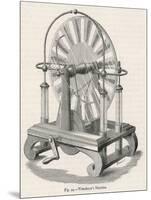 Wimshurst Electrostatic Generator-null-Mounted Art Print