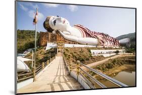 Win Sein Taw Ya 180M Reclining Buddha, Mon State-Matthew Williams-Ellis-Mounted Photographic Print