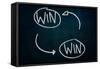 Win-Win Cycle-airdone-Framed Stretched Canvas
