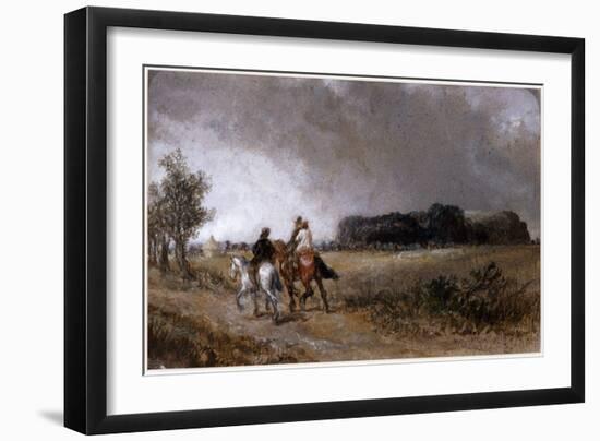 Winchelsea, East Sussex, (1865)-John Gilbert-Framed Giclee Print