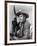 Winchester 73 by AnthonyMann with James Stewart, 1950 (b/w photo)-null-Framed Photo