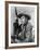 Winchester 73 by AnthonyMann with James Stewart, 1950 (b/w photo)-null-Framed Photo