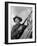 Winchester 73 by AnthonyMann with James Stewart, 1950 (b/w photo)-null-Framed Photo