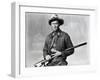 Winchester 73 by AnthonyMann with James Stewart, 1950 (b/w photo)-null-Framed Photo