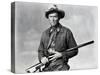 Winchester 73 by AnthonyMann with James Stewart, 1950 (b/w photo)-null-Stretched Canvas