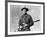 Winchester 73 by AnthonyMann with James Stewart, 1950 (b/w photo)-null-Framed Photo