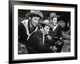 Winchester 73 by AnthonyMann with Tony Curtis, 1950 (photo)-null-Framed Photo