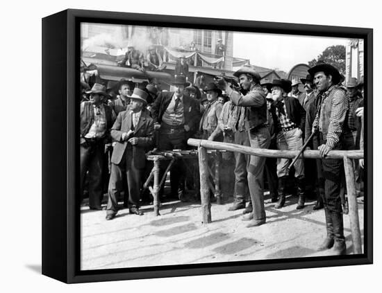 Winchester '73, James Stewart, Stephen McNally, 1950-null-Framed Stretched Canvas