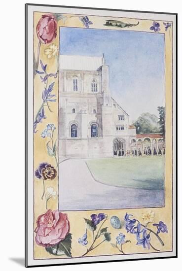 Winchester Cathedral, Choristers Off to Practice, 2007-Caroline Hervey-Bathurst-Mounted Giclee Print