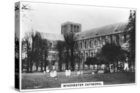 Winchester Cathedral, Hampshire, 1937-null-Stretched Canvas