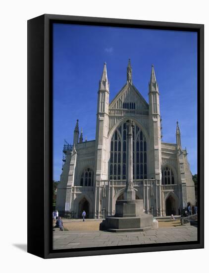 Winchester Cathedral, Hampshire, England, United Kingdom, Europe-Nelly Boyd-Framed Stretched Canvas