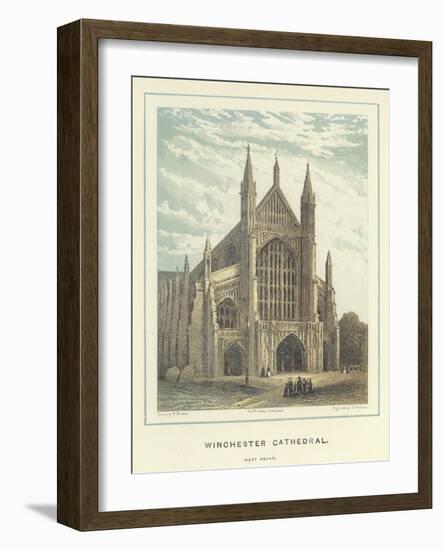 Winchester Cathedral, West Front-Hablot Knight Browne-Framed Giclee Print