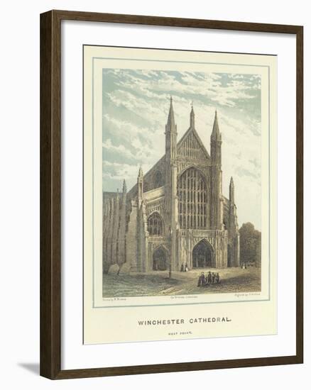 Winchester Cathedral, West Front-Hablot Knight Browne-Framed Giclee Print