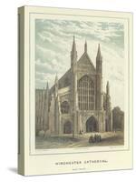 Winchester Cathedral, West Front-Hablot Knight Browne-Stretched Canvas