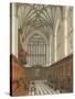 Winchester College Chapel, History of Winchester College, Engraved by William James Bennett-Frederick Mackenzie-Stretched Canvas