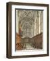 Winchester College Chapel, History of Winchester College, Engraved by William James Bennett-Frederick Mackenzie-Framed Giclee Print