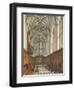 Winchester College Chapel, History of Winchester College, Engraved by William James Bennett-Frederick Mackenzie-Framed Giclee Print