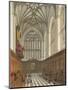 Winchester College Chapel, History of Winchester College, Engraved by William James Bennett-Frederick Mackenzie-Mounted Giclee Print