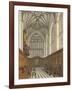 Winchester College Chapel, History of Winchester College, Engraved by William James Bennett-Frederick Mackenzie-Framed Giclee Print