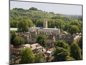 Winchester College from Cathedral Tower, Hampshire, England, United Kingdom, Europe-Richardson Rolf-Mounted Photographic Print