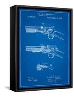 Winchester Model 1890 Gun Patent-Cole Borders-Framed Stretched Canvas