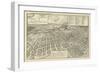 Winchester, Virginia - Panoramic Map-Lantern Press-Framed Art Print