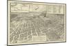 Winchester, Virginia - Panoramic Map-Lantern Press-Mounted Art Print