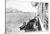 Winching a Cow onto a Boat Off the Coast of Chile, C1900s-null-Stretched Canvas