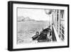 Winching a Cow onto a Boat Off the Coast of Chile, C1900s-null-Framed Giclee Print