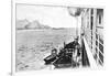 Winching a Cow onto a Boat Off the Coast of Chile, C1900s-null-Framed Giclee Print