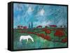 Wind and Meadow, 2010-Rob Woods-Framed Stretched Canvas