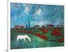 Wind and Meadow, 2010-Rob Woods-Framed Giclee Print