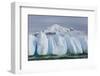 Wind and Water Sculpted Iceberg in Orne Harbor, Antarctica, Polar Regions-Michael Nolan-Framed Photographic Print