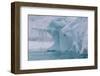 Wind and Water Sculpted Iceberg with Icicles at Booth Island, Antarctica, Polar Regions-Michael Nolan-Framed Photographic Print