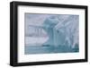 Wind and Water Sculpted Iceberg with Icicles at Booth Island, Antarctica, Polar Regions-Michael Nolan-Framed Photographic Print